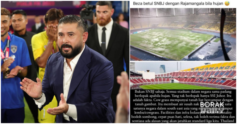 Padang Stadium Berlopak TMJ Ulas Punca Liga Bola Sepak Dipintas Negara