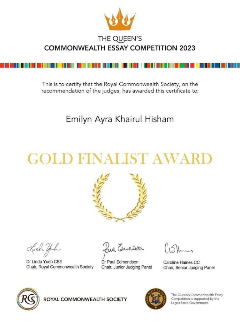 royal commonwealth essay competition 2023 winner