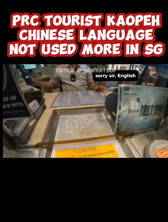 Pelancong China Kesal Tak Pakai Bahasa Cina