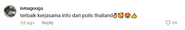 Polis Thailand Cakap Melayu