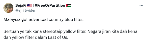 Netizen Malaysia Bangga Dapat 'Filter Biru'