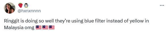 Netizen Malaysia Bangga Dapat 'Filter Biru'