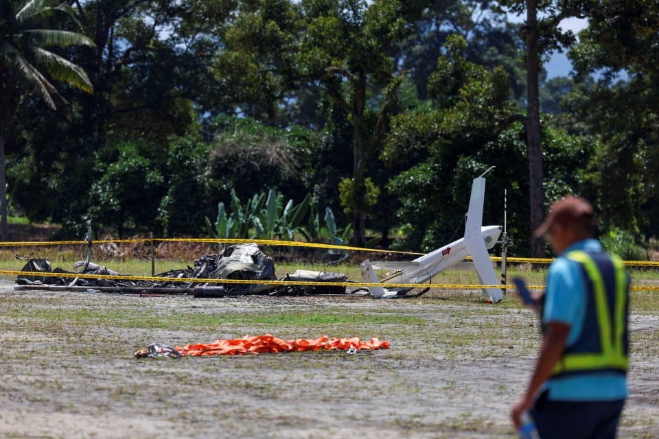 helikopter hilang kawalan