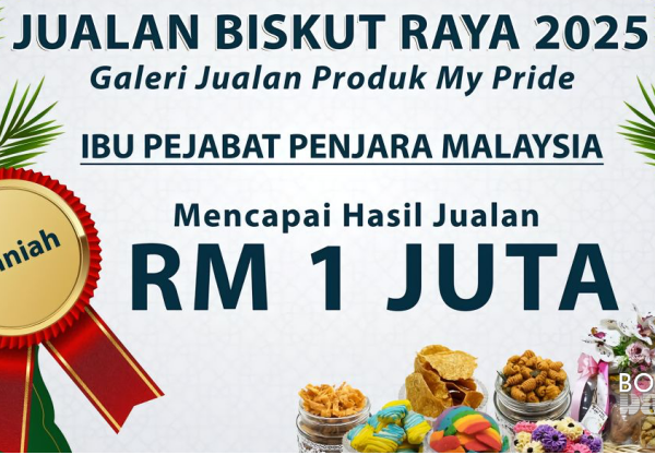 Biskut Raya Air Tangan Penghuni Penjara