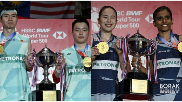 Aaron-Wooi Yik Dan Pearly-Thinaah Juara Terbuka Thailand