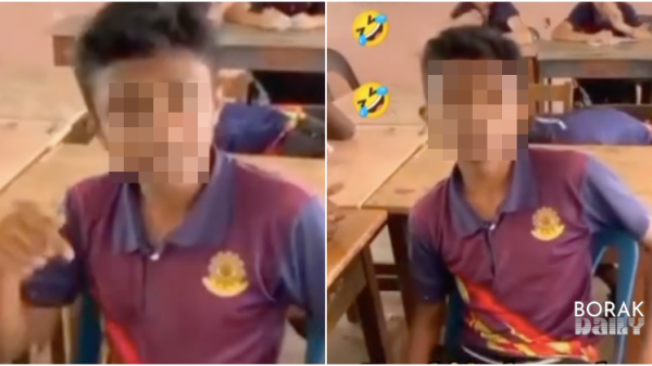 Pelajar Biadab dengan Guru