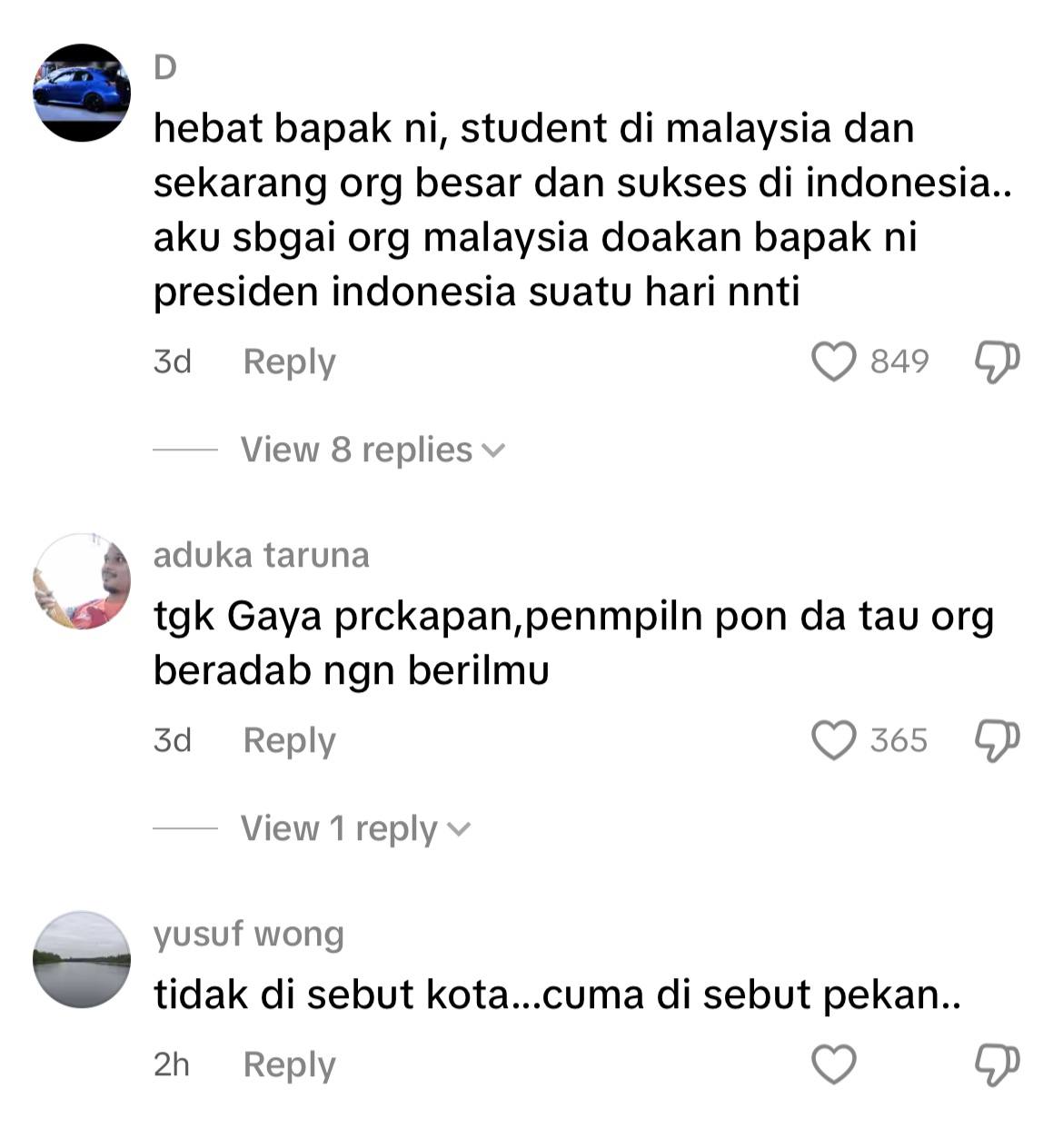 Ahli politik Indonesia lawat tempat kerja di Malaysia