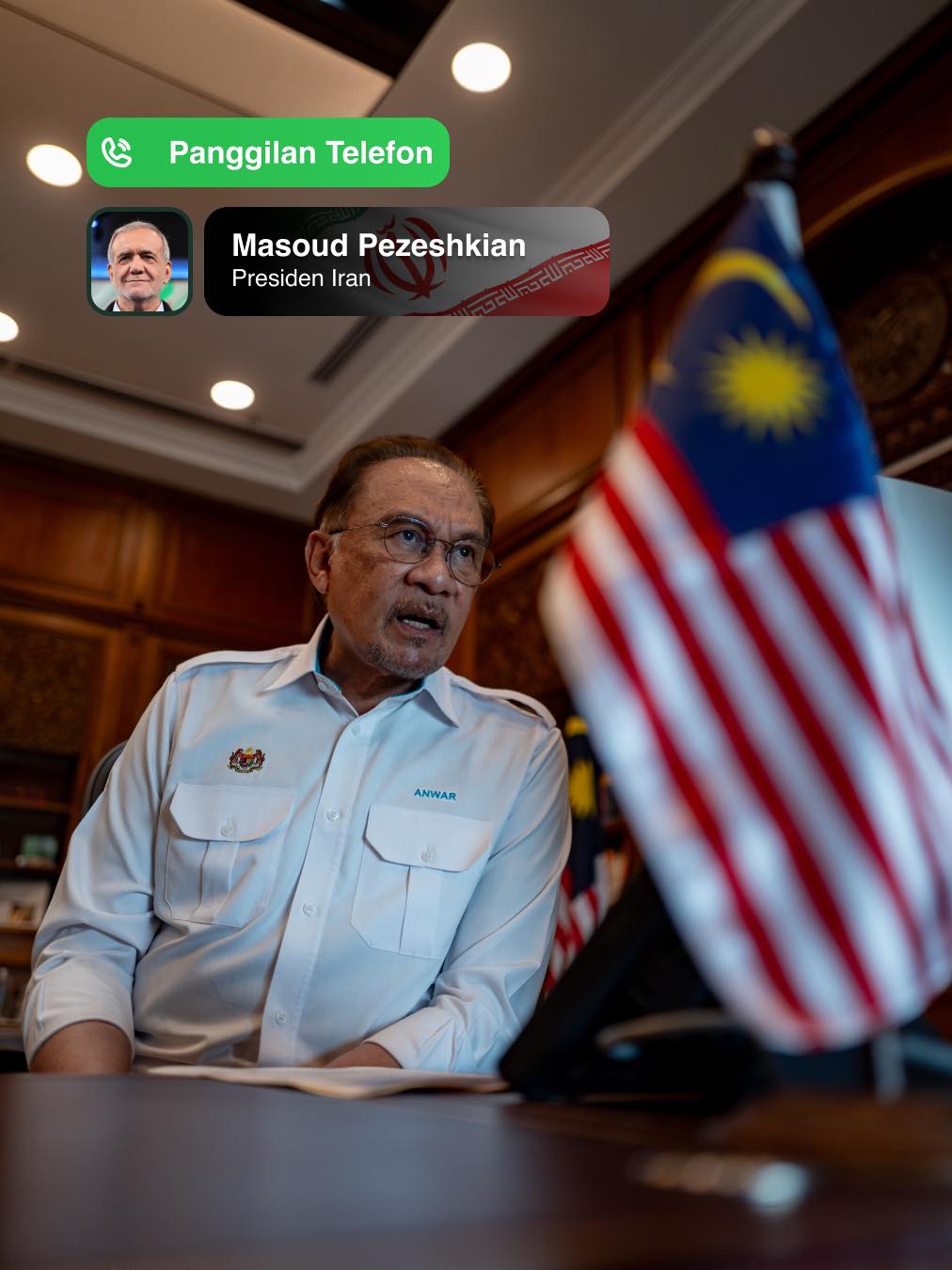 Iran mohon Anwar tegaskan pendirian negara Islam