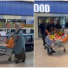 Suami gaduh dengan isteri dalam pasar raya