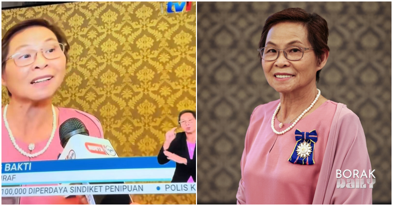Jurubahasa terjemah berita sendiri
