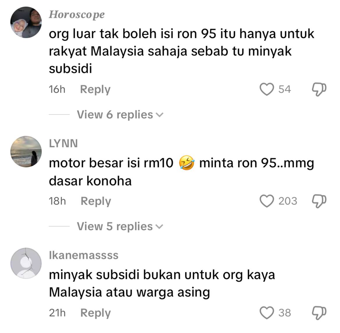 Rider motosikal berkuasa tinggi tak boleh isi RON95