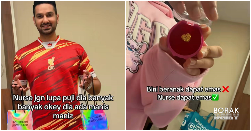 Suami beri loket emas