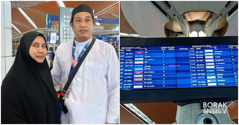 Jemaah umrah terkanda di KLIA