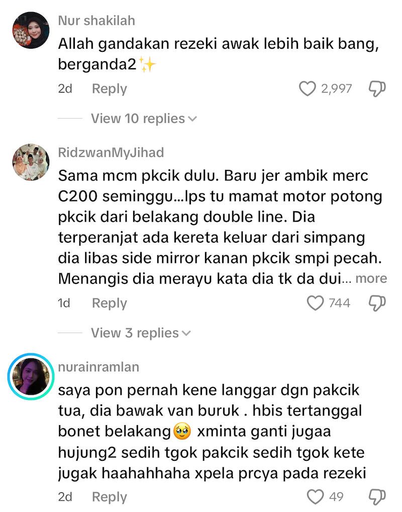 terlanggar kereta