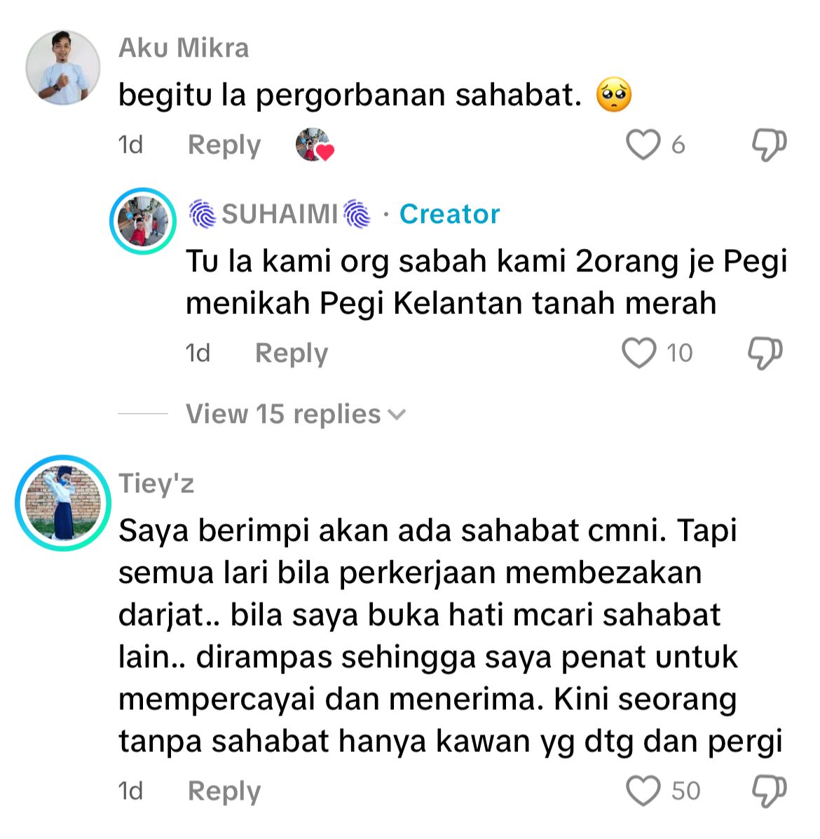 Majlis nikah hanya ditemani 
