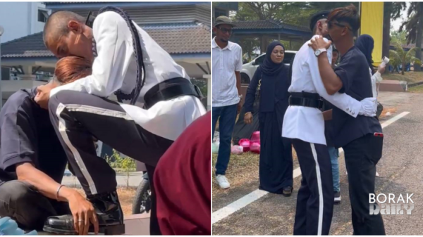 Sedih orang terakhir dipeluk