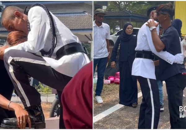 Sedih orang terakhir dipeluk