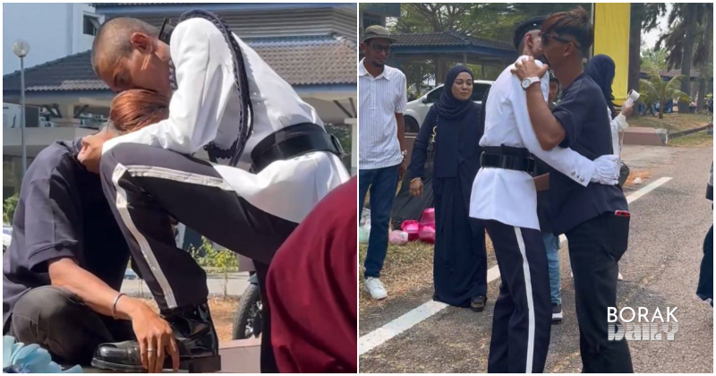 Sedih orang terakhir dipeluk