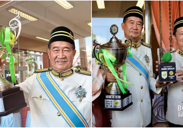 Pengusaha Durian 'Black Thorn' Terkenal Kini Bergelar Datuk