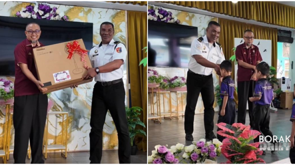 Sambut hari perpisahan pengawal keselamatan