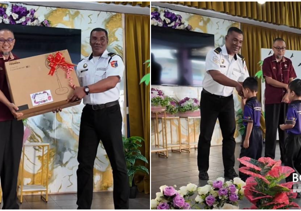 Sambut hari perpisahan pengawal keselamatan
