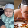 Bapa Abang Aji Nafi Anak Makan Berlebihan