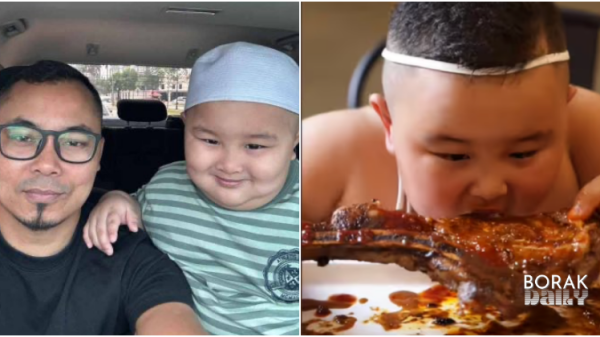 Bapa Abang Aji Nafi Anak Makan Berlebihan