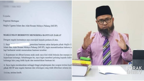 Wanita Serah Semula Bantuan Zakat