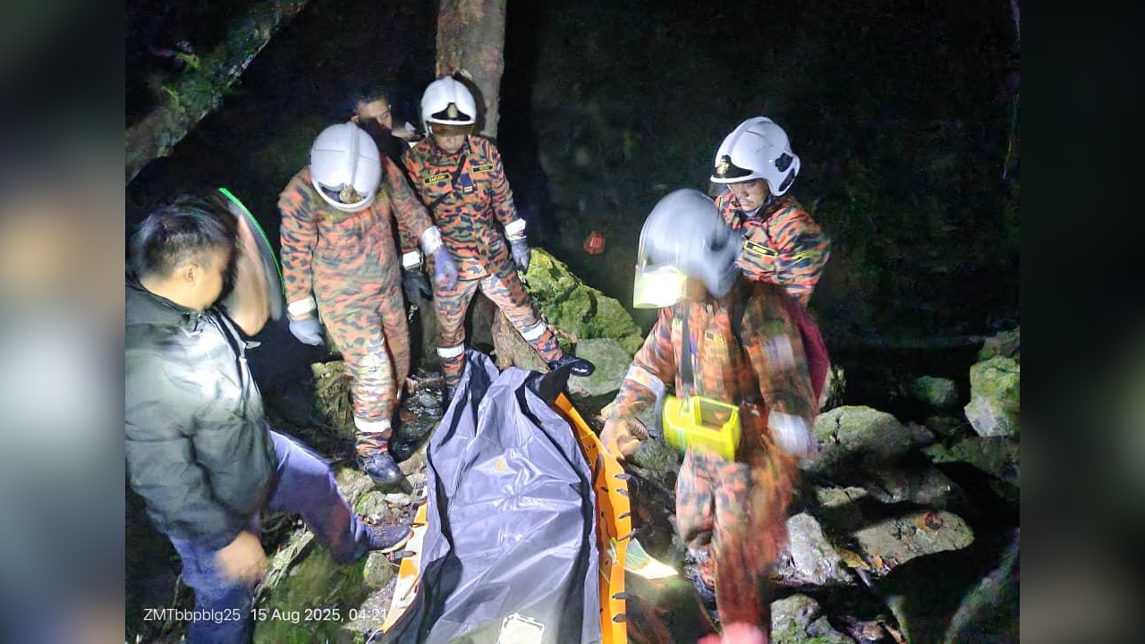 Meninggal dunia di puncak air terjun Baling