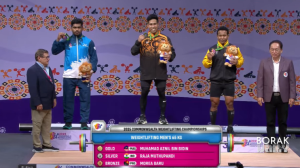 Aznil Bidin Raih Emas Pertama Malaysia