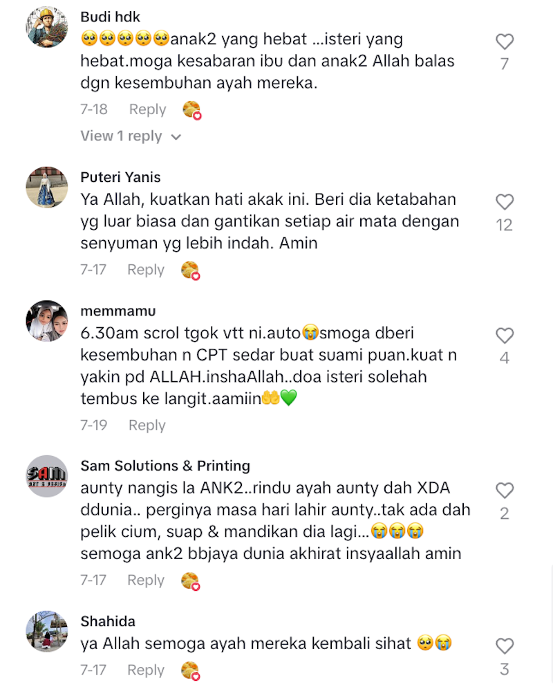bapa terlantar sakit