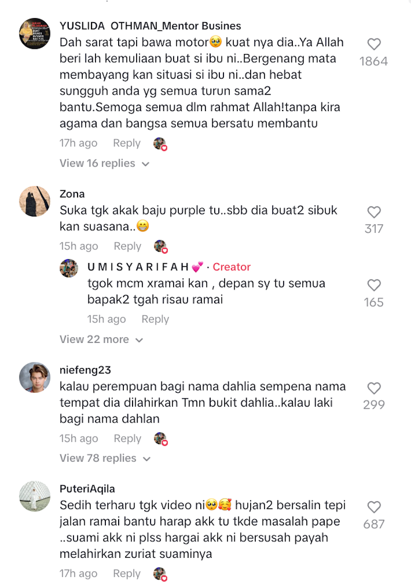 bersalin tepi jalan