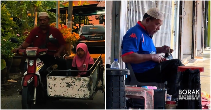 Bapa OKU Ambil Upah Baiki Kasut