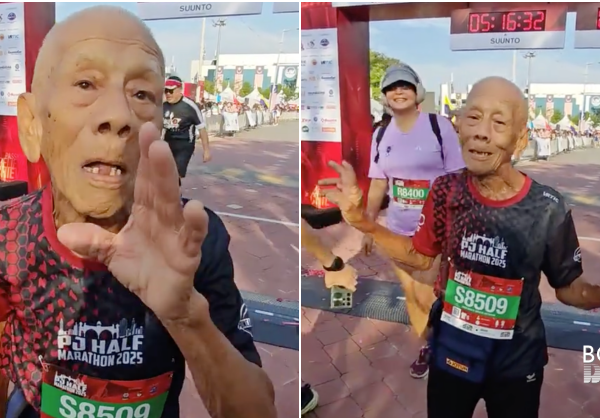 Lelaki Warga Emas Berjaya Tamatkan Larian 10KM
