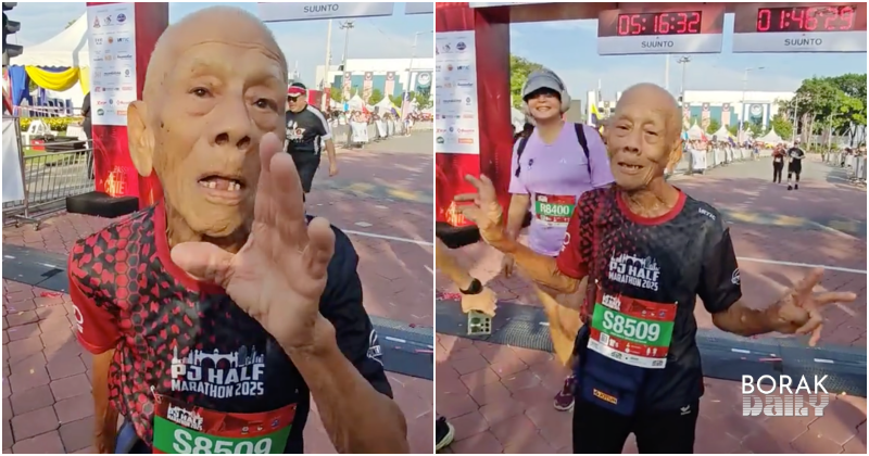 Lelaki Warga Emas Berjaya Tamatkan Larian 10KM