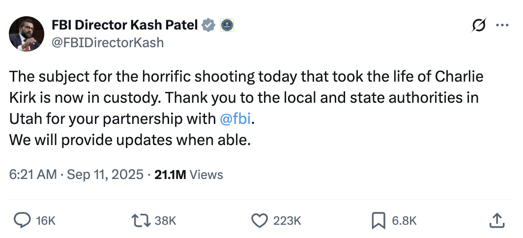 Charlie Kirk maut