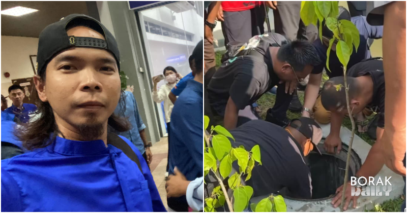 Lelaki Selam Lubang Kumbahan Selamatkan
