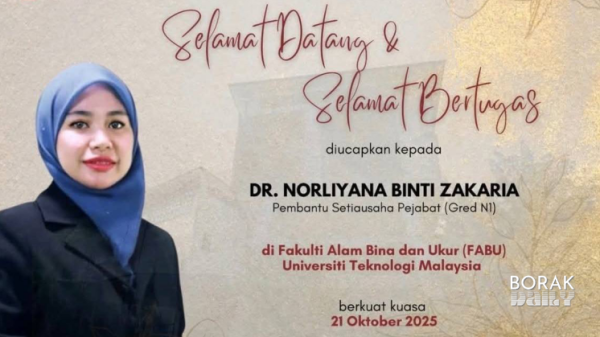 Pembantu Pejabat UTM Miliki PhD
