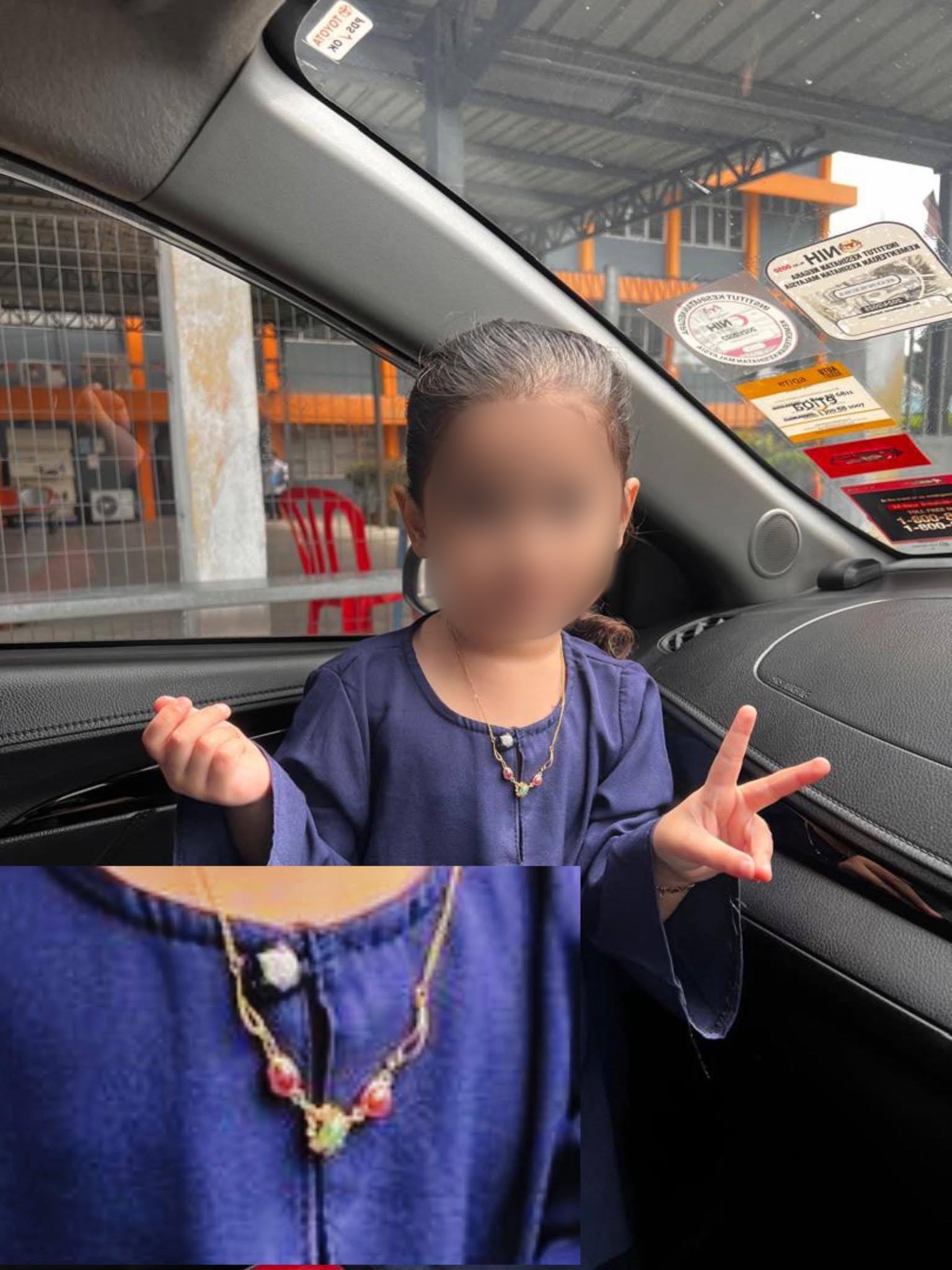 anak yatim piatu Rantai emas dicuri