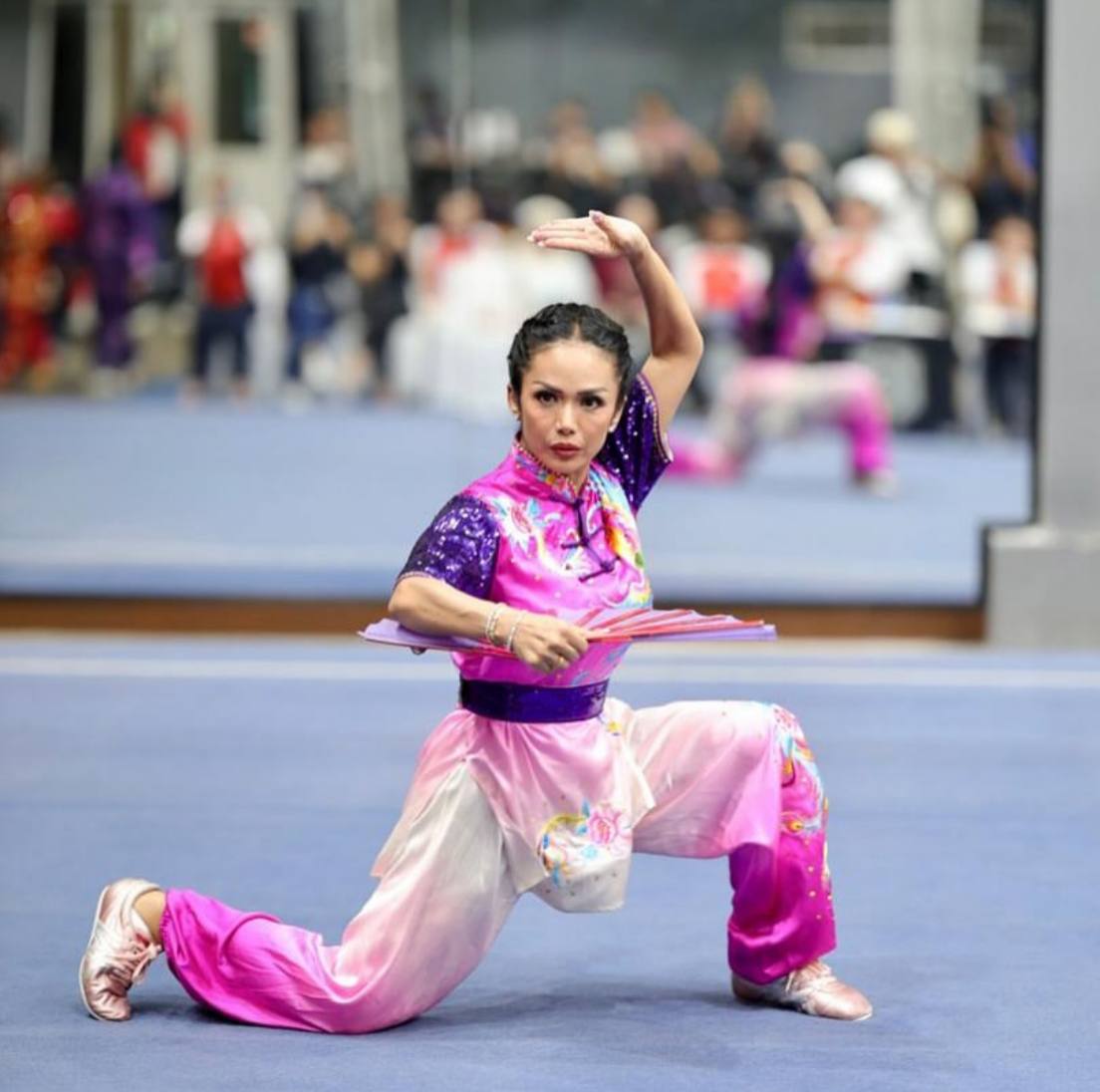 kris dayanti Wakil Indonesia pertandingan Wushu
