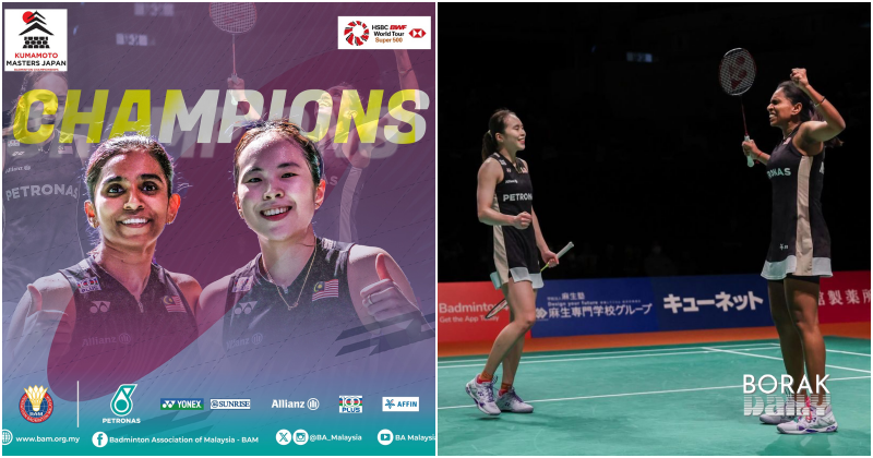 Pearly-Thinaah Rangkul Gelaran Juara