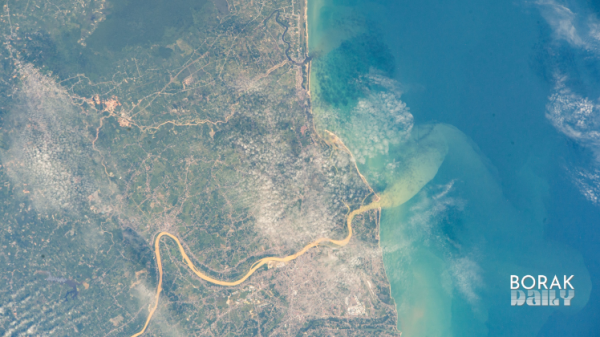 ISS Kongsi Imej Sungai Kelantan Dari Angkasa