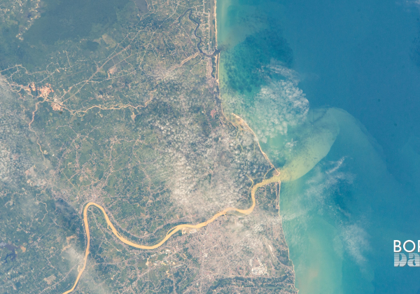 ISS Kongsi Imej Sungai Kelantan Dari Angkasa