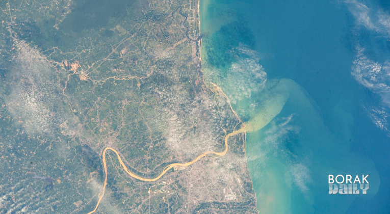 ISS Kongsi Imej Sungai Kelantan Dari Angkasa