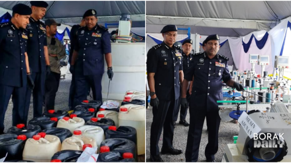 Gudang Besi Buruk Rupanya Kilang Proses Dadah