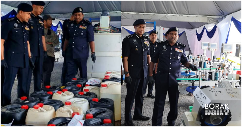 Gudang Besi Buruk Rupanya Kilang Proses Dadah