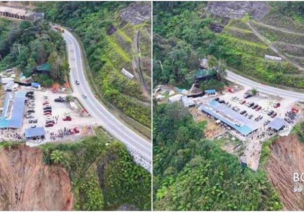 Kedai Makan Sebelah Tanah Runtuh