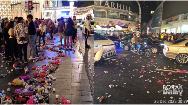 Sambutan Ambang Krismas Dipenuhi Sampah