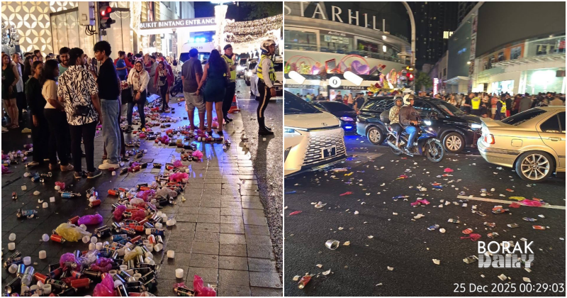 Sambutan Ambang Krismas Dipenuhi Sampah