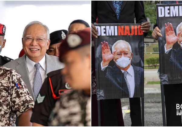 Najib Dihukum Penjara 15 Tahun